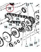 Rozstaw Łańcucha 15.875 / 44 Ogniwa 5986818-01 Rozstaw Łańcucha 15.875 / 44 Ogniwa 5986818-01