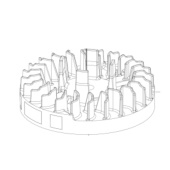 Koło zamachowe 5986845-49 Koło zamachowe 5986845-49