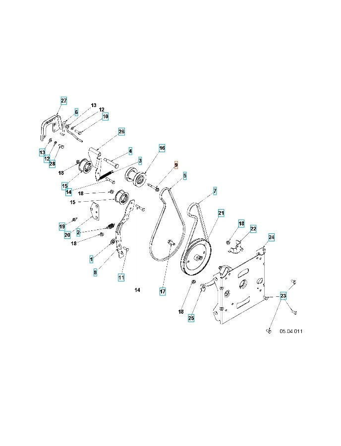 Śruba z łbem sześciokątnym 5/16-24 X 2