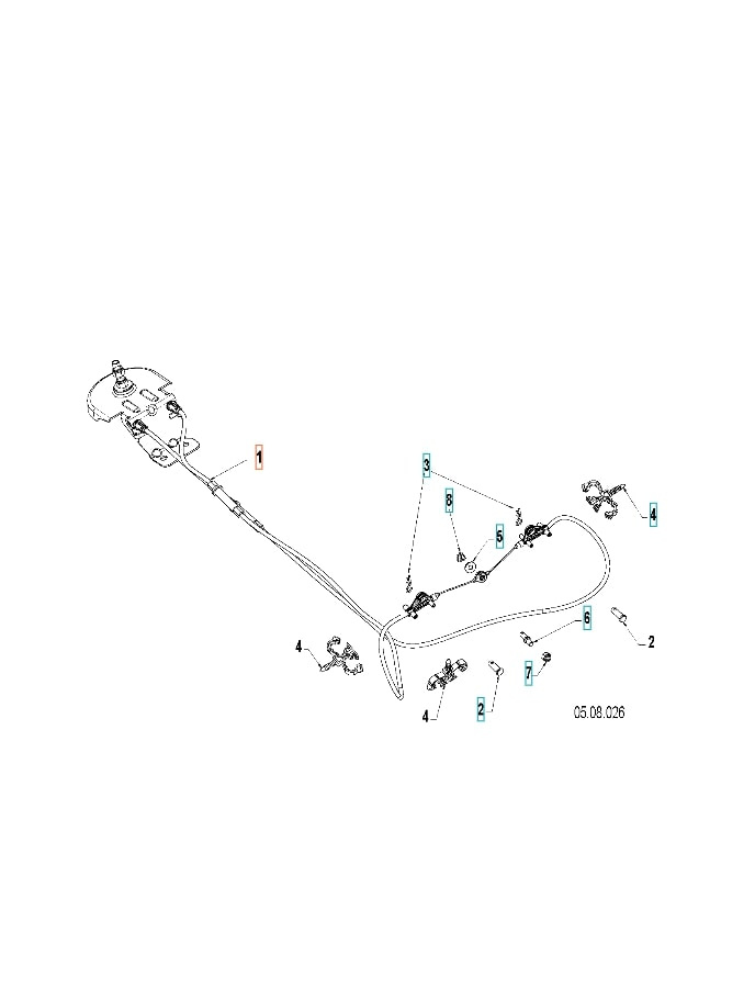 Obrotnik zsuwni zespołu kablowego z regulacją