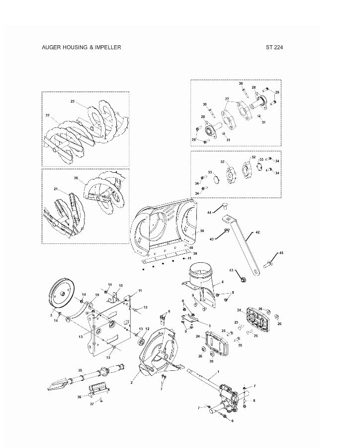 Zestaw serwisowy aluminiowej skrzyni biegów - Bol