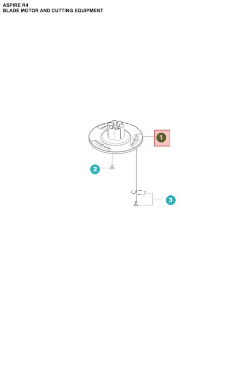 TARCZA TNĄCA Aspire R4, Minimo