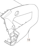 Uchwyt połówka lewa Uchwyt połówka lewa