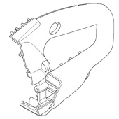 Uchwyt połówka lewa Uchwyt połówka lewa