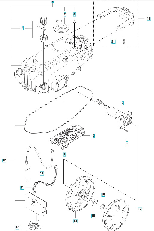 Uchwyt na akumulator
