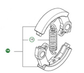 Sprzęgło Husqvarna 143R II, 541RS, 541RST Sprzęgło Husqvarna 143R II, 541RS, 541RST