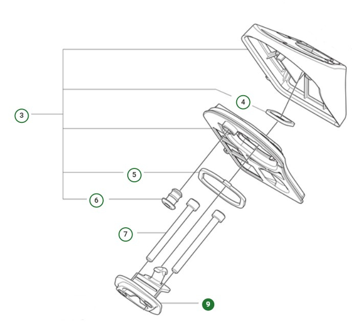 Uchwyt filtra 39 cm3