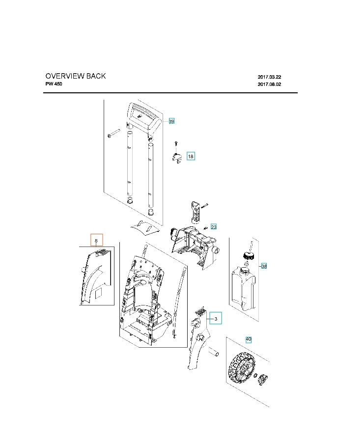 Zderzak prawy ciemnoszary 5999889-01