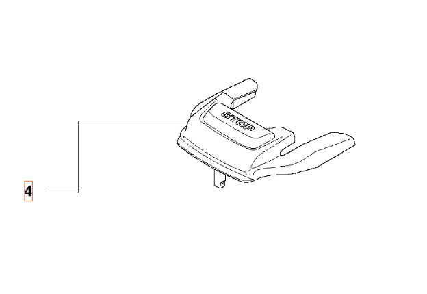 Stop button 405X/415X