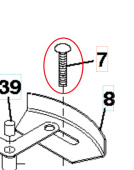 Śruba Zakładki,1/4-20X1/2 8721104-04 Śruba Zakładki,1/4-20X1/2 8721104-04