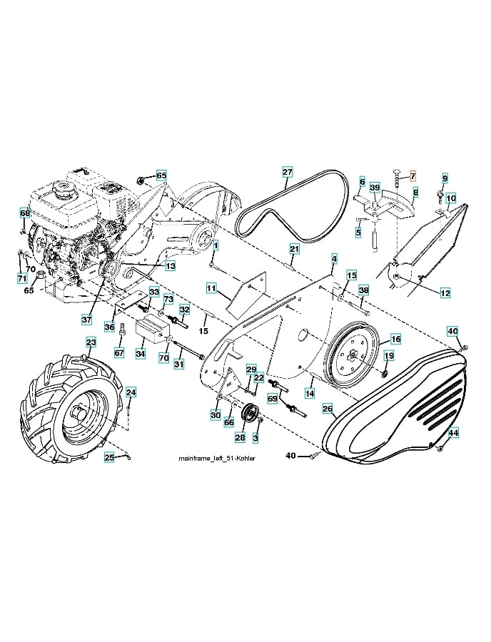 Śruba Zakładki,1/4-20X1/2 8721104-04
