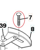 Śruba Zakładki,1/4-20X1/2 8721104-04 Śruba Zakładki,1/4-20X1/2 8721104-04
