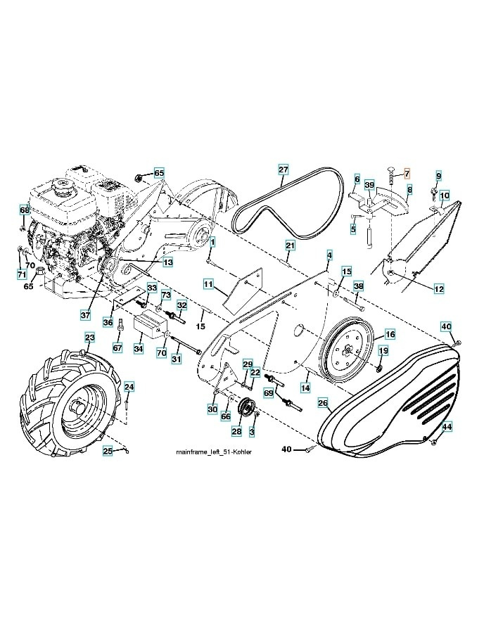 Śruba Zakładki,1/4-20X1/2 8721104-04