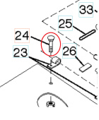 Śruba, 1/4-20X1/2 8721404-04 Śruba, 1/4-20X1/2 8721404-04