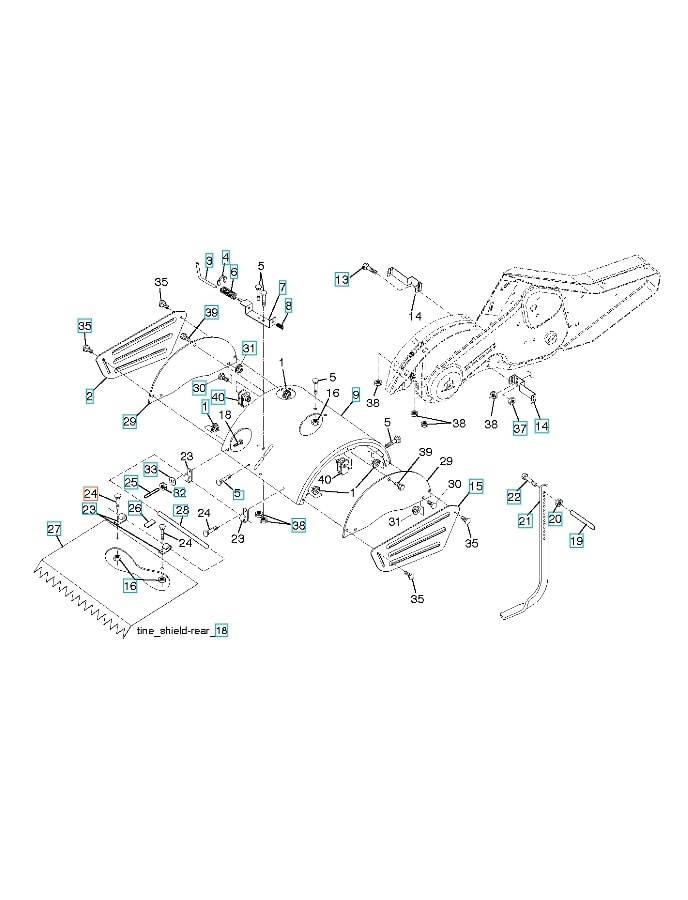 Śruba, 1/4-20X1/2 8721404-04
