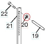 Nakrętka, 3/8-16 8732206-00 Nakrętka, 3/8-16 8732206-00